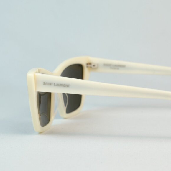 YSL Saint Laurent SL276 Mica Cateye Sunglasses, Ivory, 55mm - Picture 4 of 9